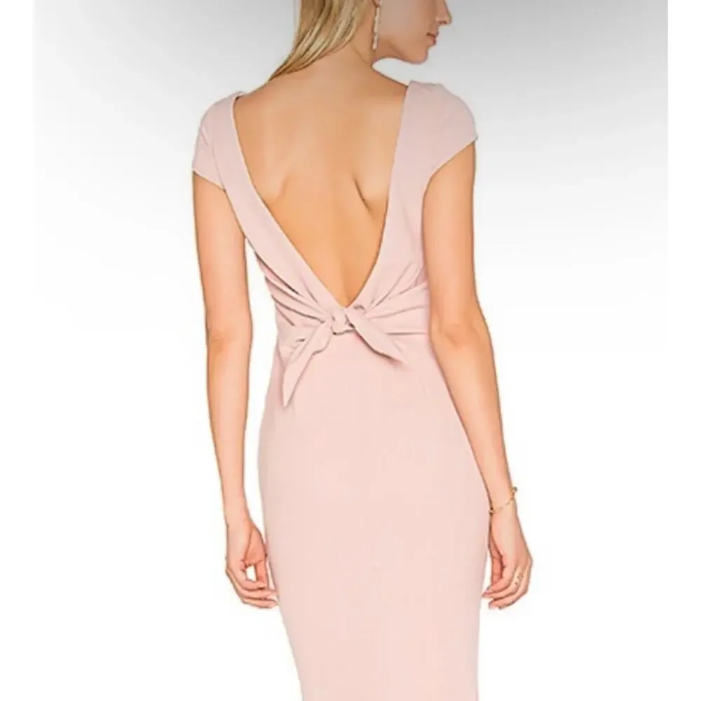 Katie May Los Angeles Intrigue Gown Formal Dress ‎ Blush Pink Size 6